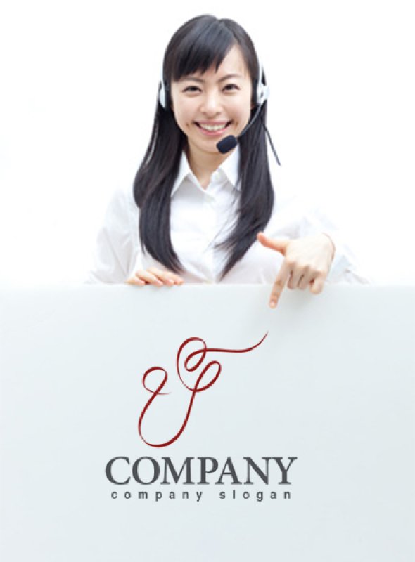 画像3: U・花・曲線・アルファベット・ロゴ・マークデザイン3802 (3)