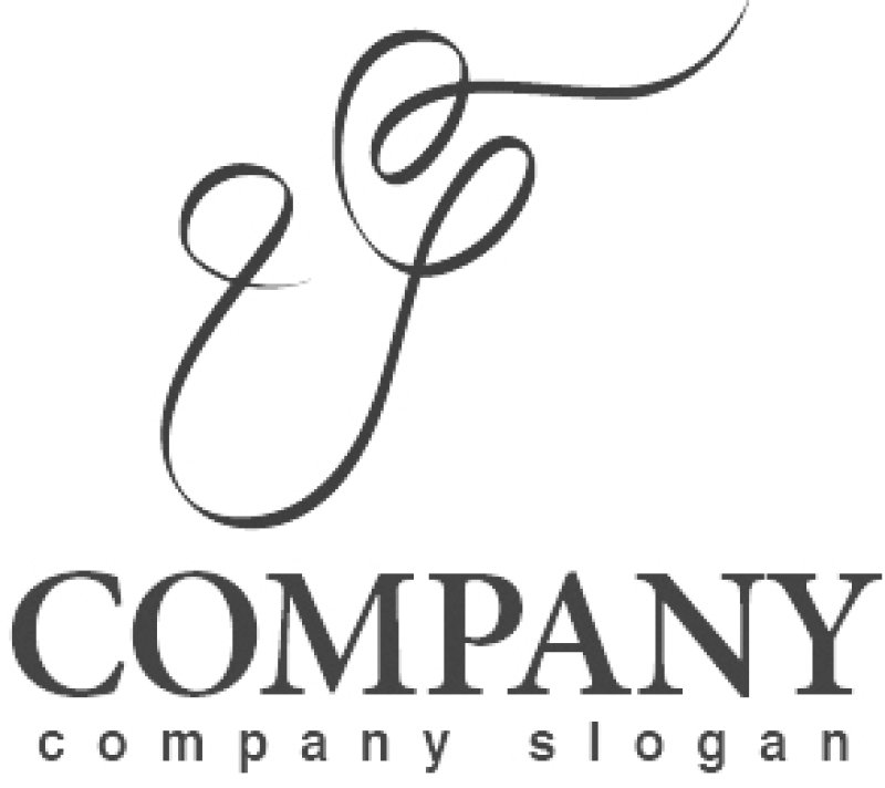 画像4: U・花・曲線・アルファベット・ロゴ・マークデザイン3802 (4)