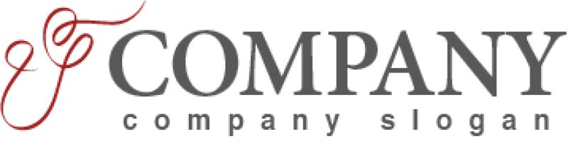 画像5: U・花・曲線・アルファベット・ロゴ・マークデザイン3802 (5)