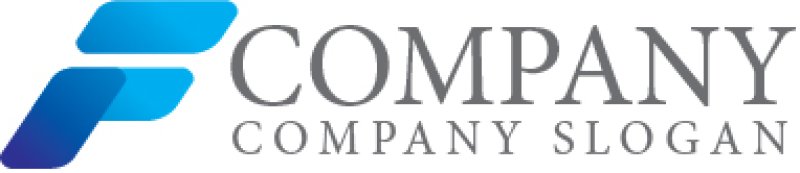 画像5: F・シンプル・グラデーション・ロゴ・マークデザイン3803 (5)