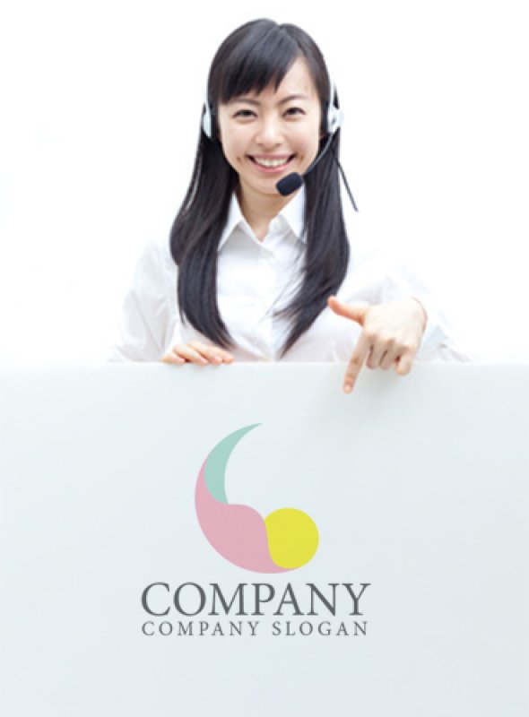 画像4: C・曲線・月・アルファベット・ロゴ・マークデザイン3816 (4)