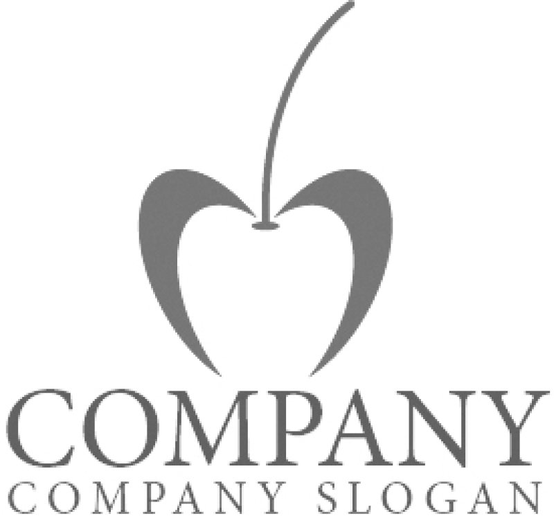 画像5: M・さくらんぼ・チェリー・アルファベット・ロゴ・マークデザイン3827 (5)