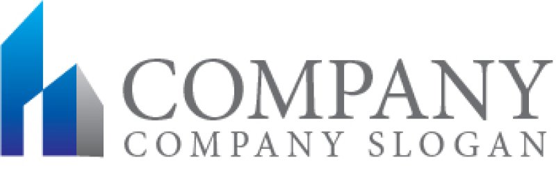 画像6: h・ビル・家・グラデーション・ロゴ・マークデザイン3841 (6)