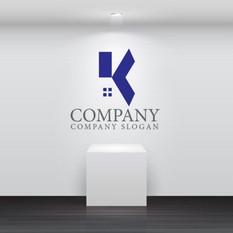 画像3: K・家・窓・アルファベット・ロゴ・マークデザイン3844 (3)