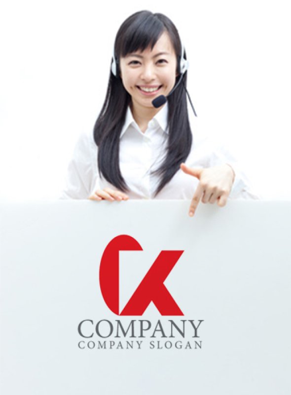 画像4: K・楕円・アルファベット・ロゴ・マークデザイン3846 (4)