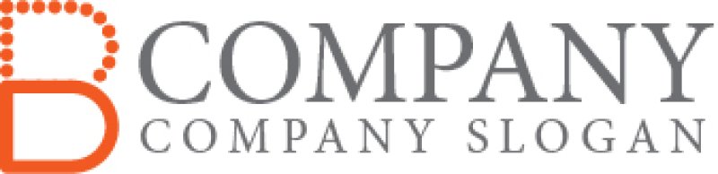 画像6: B・点線・シンプル・アルファベット・ロゴ・マークデザイン3855 (6)