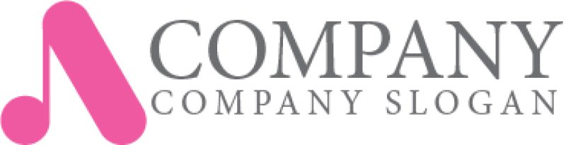 画像6: A・音符・シンプル・アルファベット・ロゴ・マークデザイン3856 (6)