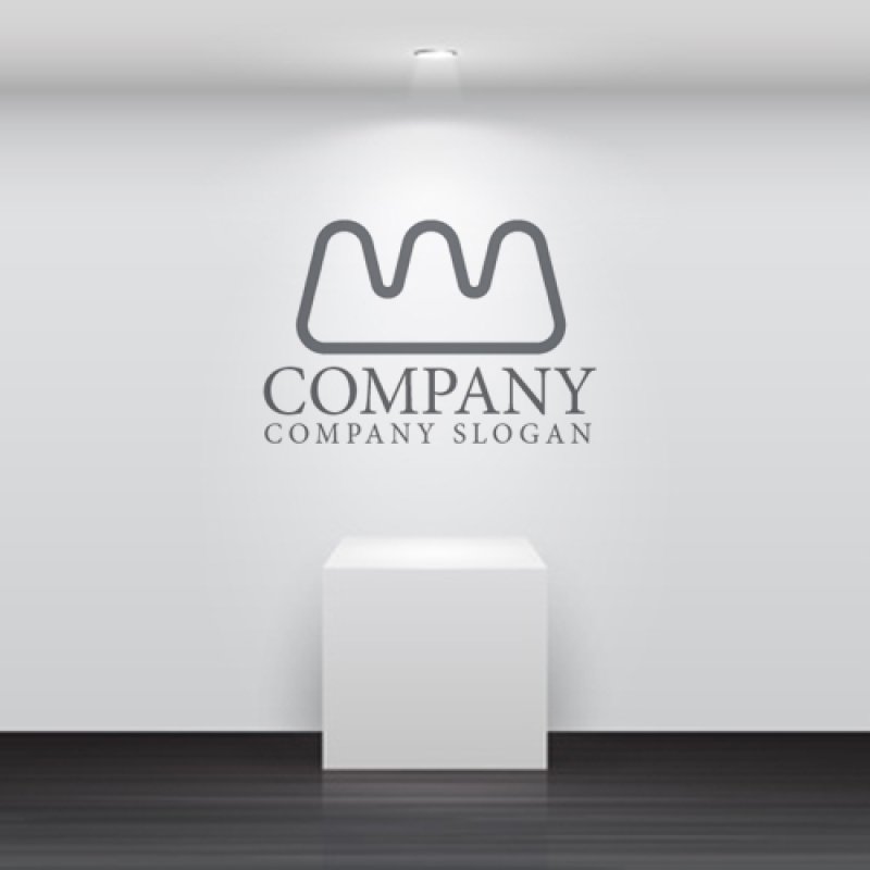 画像3: m・山・波・アルファベット・ロゴ・マークデザイン3858 (3)