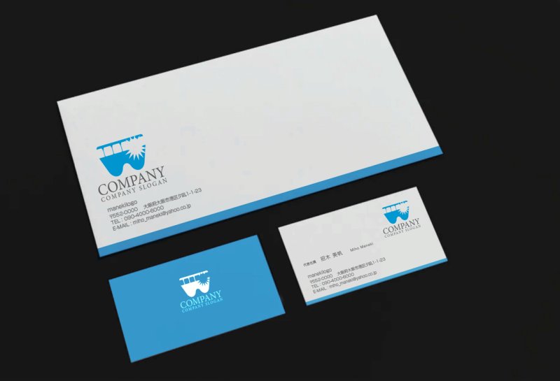 画像2: W・歯・アルファベット・ロゴ・マークデザイン3863 (2)