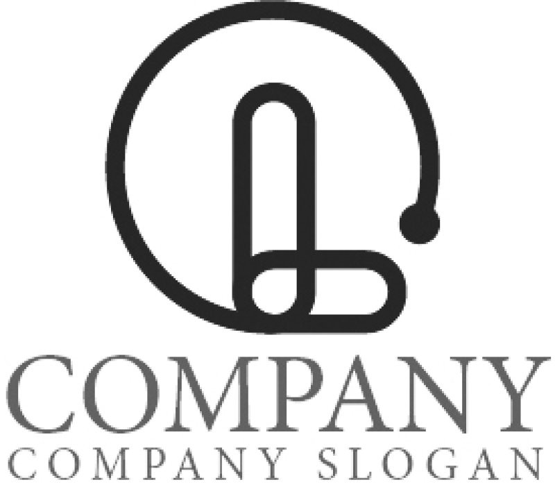 画像5: L・リンク・輪・アルファベット・ロゴ・マークデザイン3871 (5)