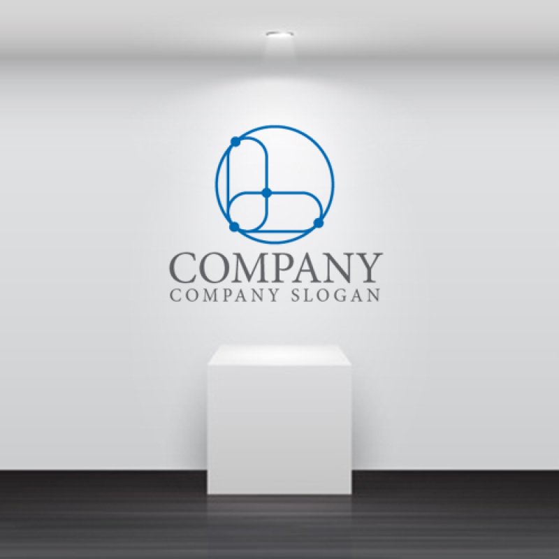 画像3: L・リンク・輪・つながり・アルファベット・ロゴ・マークデザイン3874 (3)