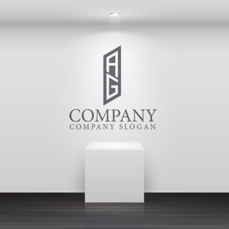 画像4: A・G・タグ・アルファベット・ロゴ・マークデザイン3884 (4)