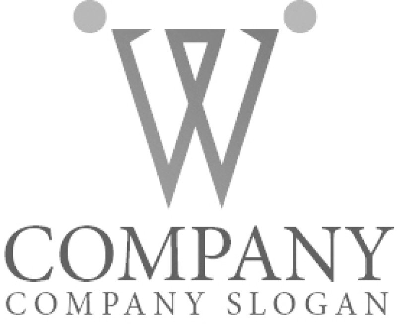 画像5: W・人・アルファベット・ロゴ・マークデザイン3887 (5)