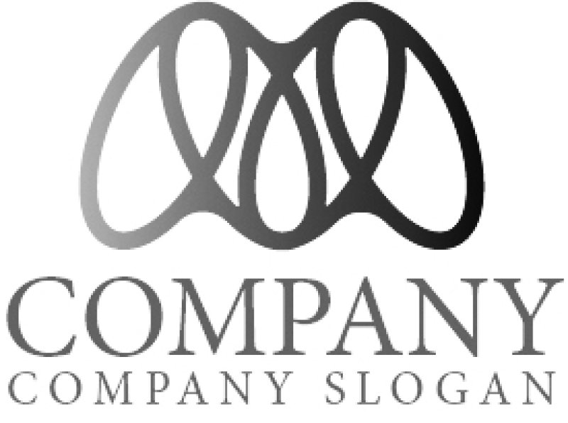 画像5: M・楕円・繋がり・グラデーション・ロゴ・マークデザイン3894 (5)