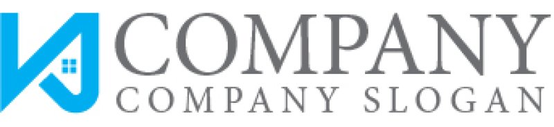 画像6: K・J・V・家・アルファベット・ロゴ・マークデザイン3903 (6)