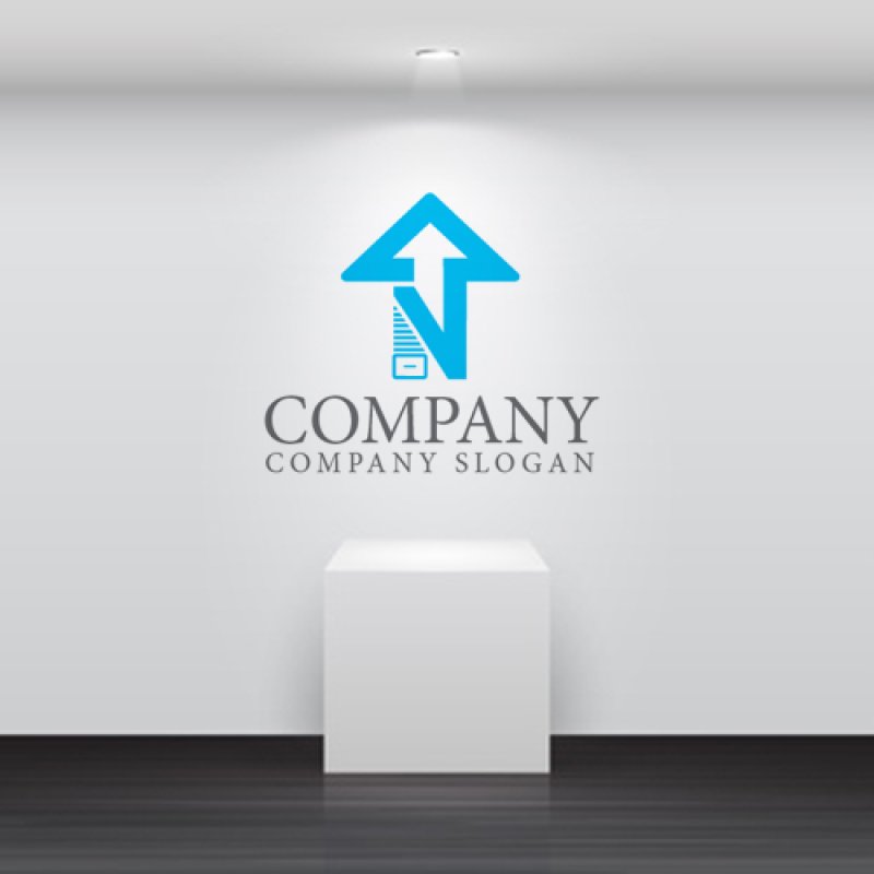 画像4: N・矢印・上昇・アルファベット・ロゴ・マークデザイン3909 (4)