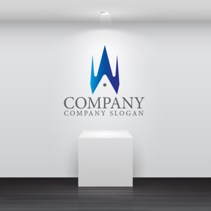 画像4: A・神・グラデーション・ロゴ・マークデザイン3921 (4)