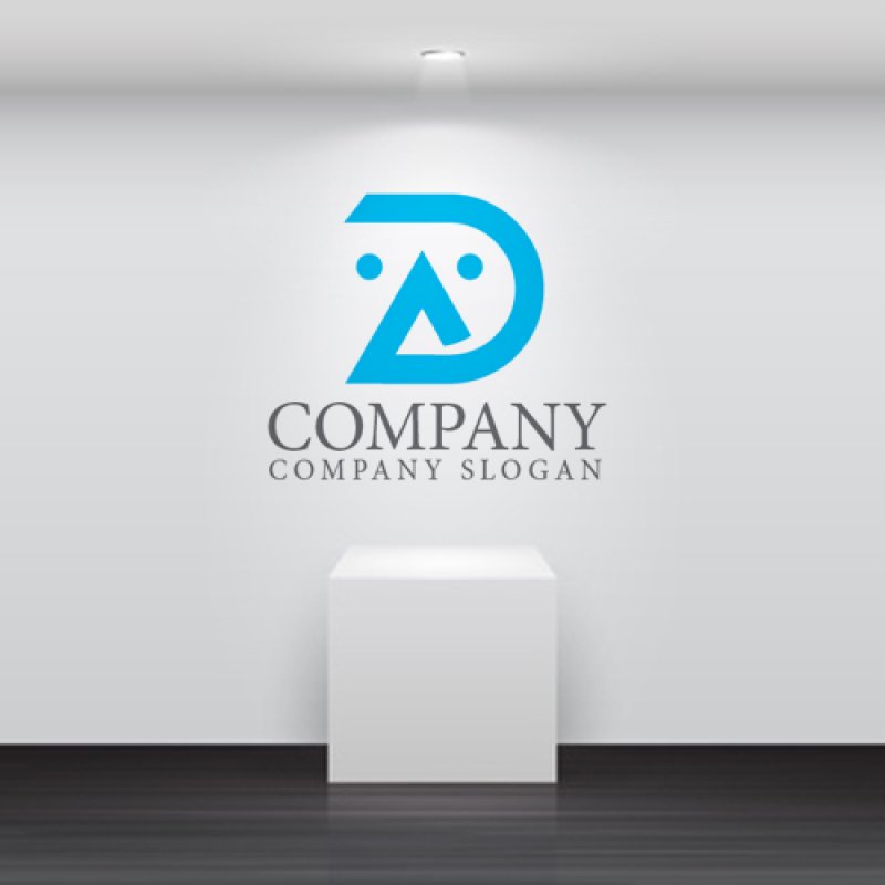 画像4: D・顔・A・アルファベット・ロゴ・マークデザイン3938 (4)