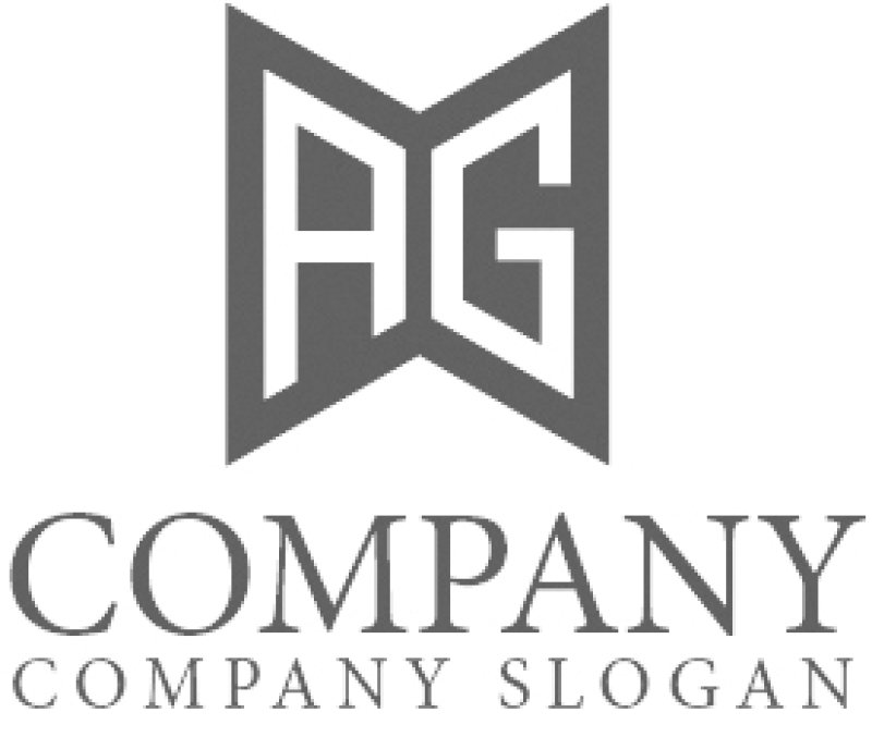 画像5: A・G・扉・アルファベット・ロゴ・マークデザイン3954 (5)