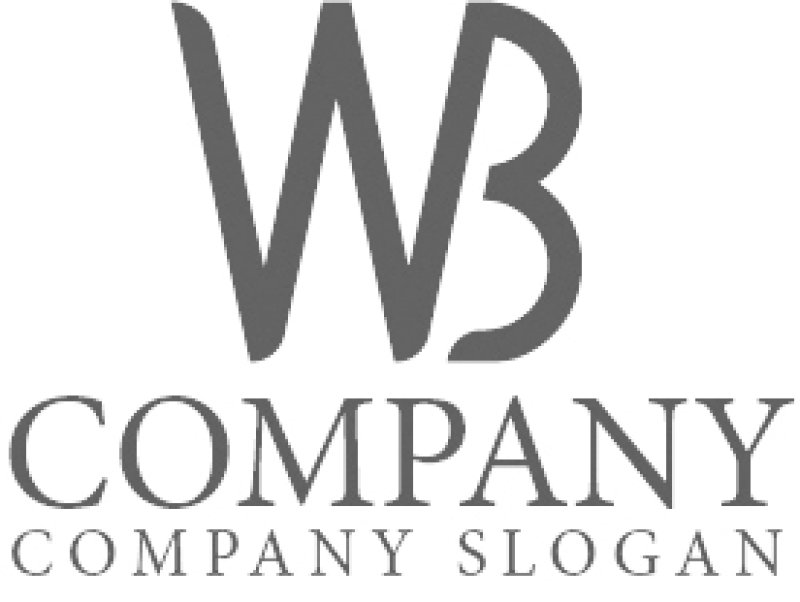 画像5: W・B・アルファベット・ロゴ・マークデザイン3959 (5)