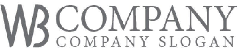 画像6: W・B・アルファベット・ロゴ・マークデザイン3959 (6)