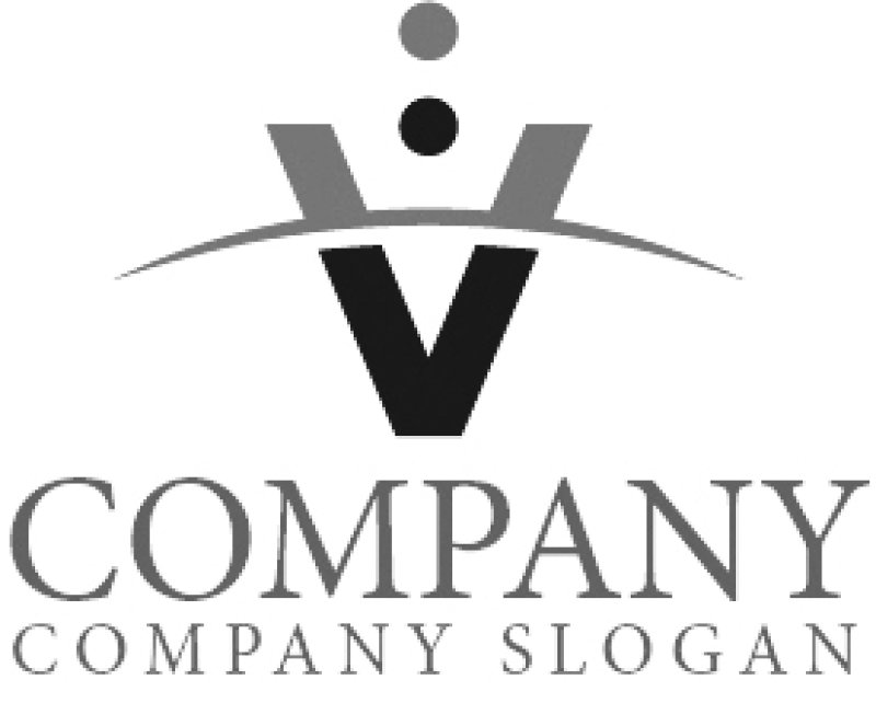 画像5: V・人・橋・曲線・アルファベット・ロゴ・マークデザイン3960 (5)