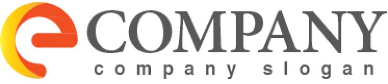 画像6: e・シンプル・グラデーション・アルファベット・ロゴ・マークデザイン3970 (6)