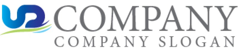 画像6: U・D・波・グラデーション・アルファベット・ロゴ・マークデザイン3973 (6)