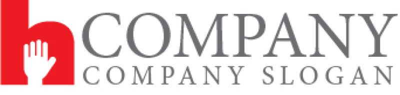 画像6: h・手・Hi・アルファベット・ロゴ・マークデザイン3984 (6)