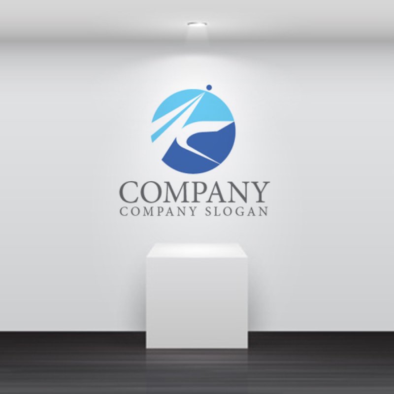 画像4: K・上昇・輪・アルファベット・ロゴ・マークデザイン3988 (4)