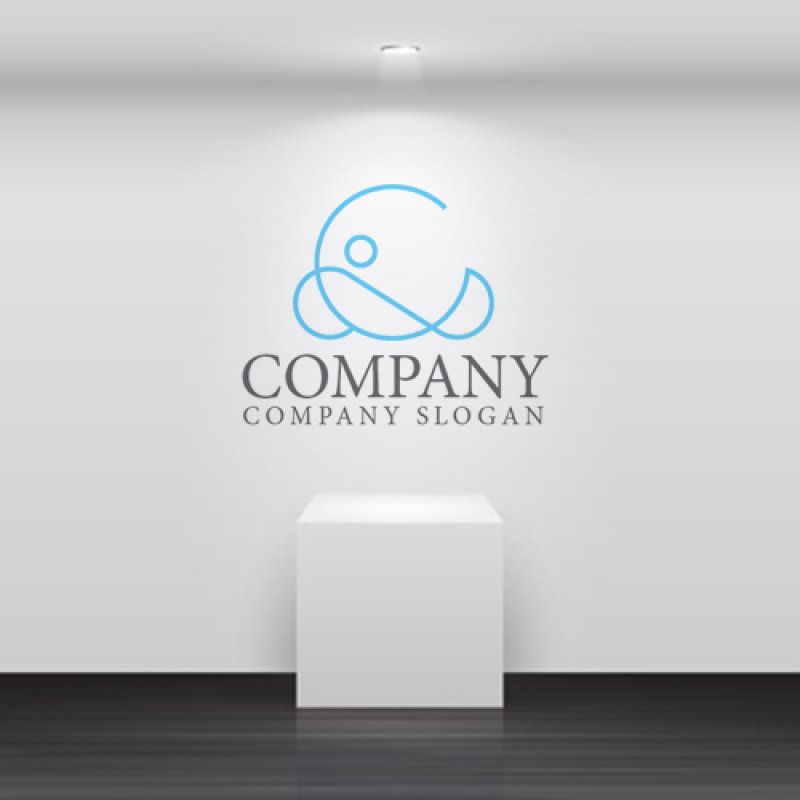 画像4: C・人・波・線・アルファベット・ロゴ・マークデザイン3989 (4)