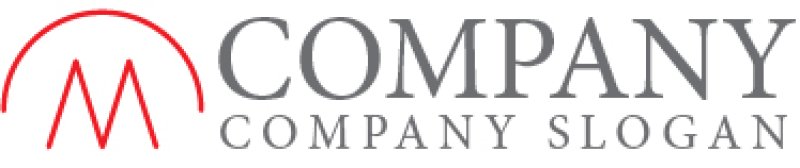 画像6: M・輪・シンプル・アルファベット・ロゴ・マークデザイン3992 (6)