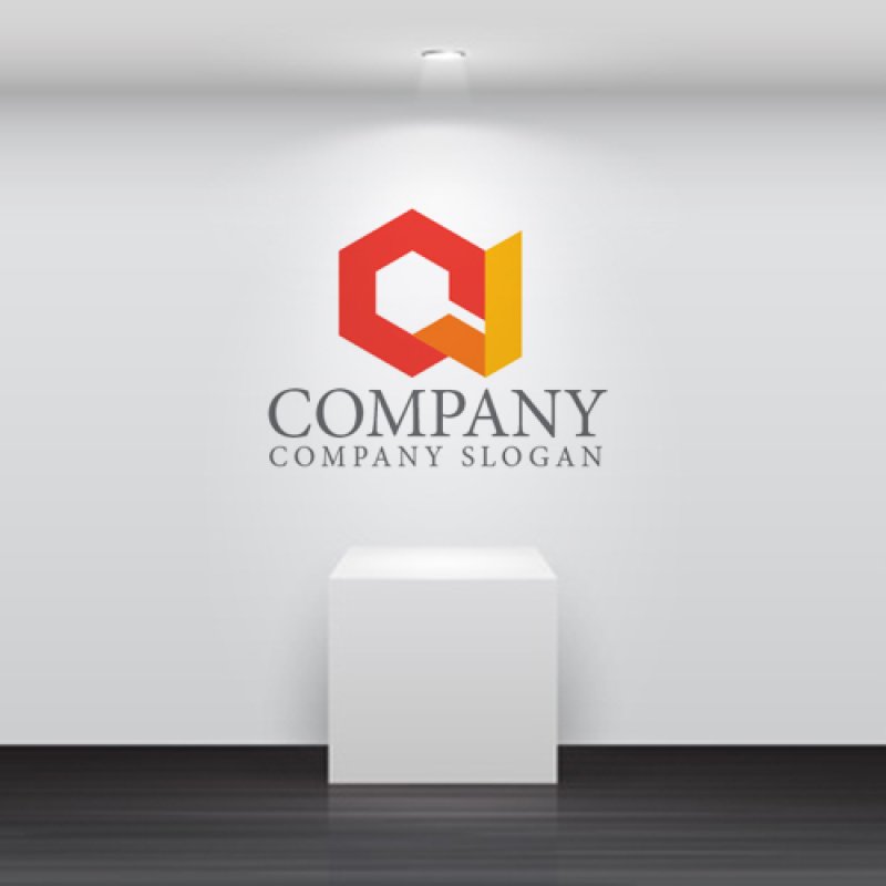 画像4: C・J・六角形・アルファベット・ロゴ・マークデザイン3996 (4)