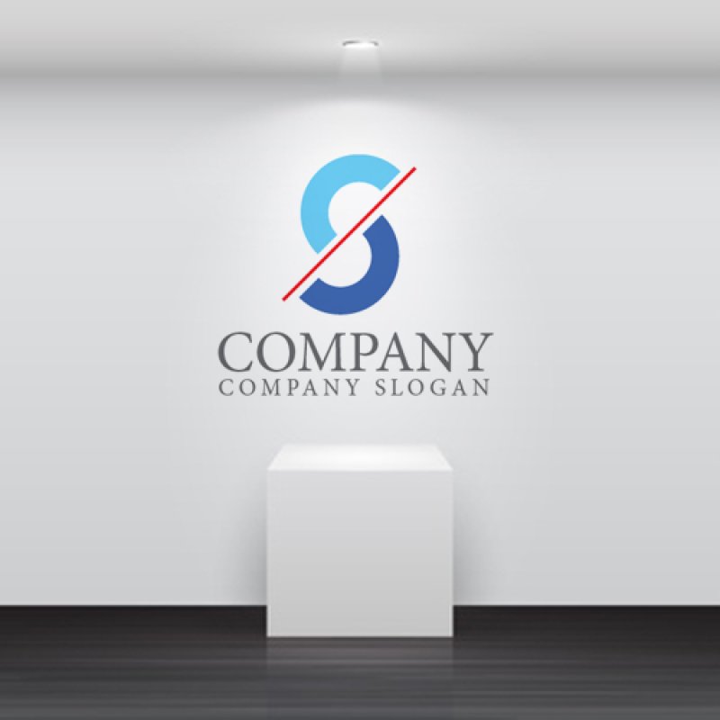 画像4: S・線・輪・アルファベット・ロゴ・マークデザイン4006 (4)