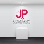 画像4: J・P・笑顔・アルファベット・ロゴ・マークデザイン4042 (4)
