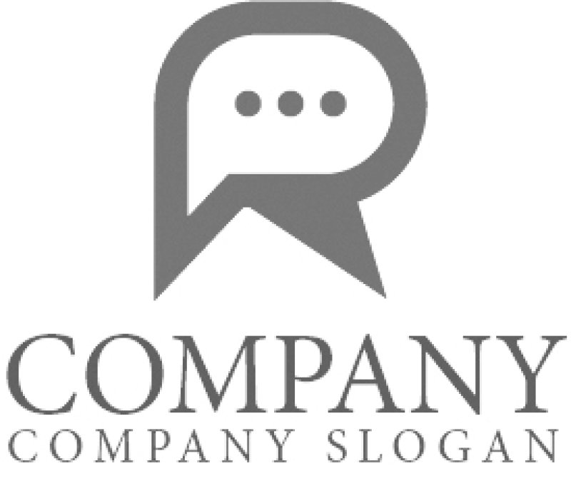 画像5: R・吹き出し・チャット・アルファベット・ロゴ・マークデザイン4047 (5)