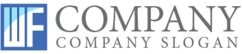 画像6: W・F・窓・ガラス・アルファベット・ロゴ・マークデザイン4064 (6)