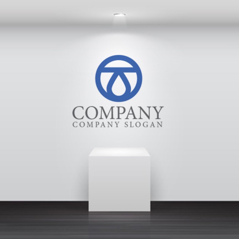 画像4: T・水滴・輪・アルファベット・ロゴ・マークデザイン4066 (4)