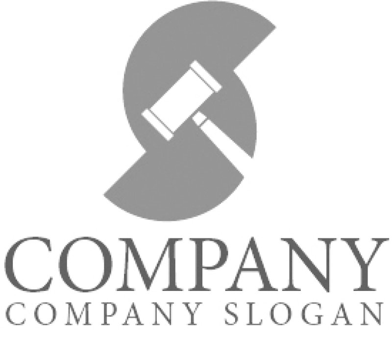 画像5: S・オークション・金づち・アルファベット・ロゴ・マークデザイン4069 (5)