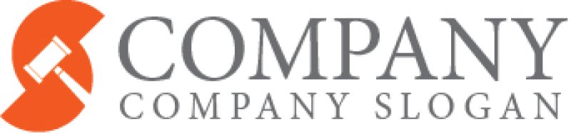 画像6: S・オークション・金づち・アルファベット・ロゴ・マークデザイン4069 (6)