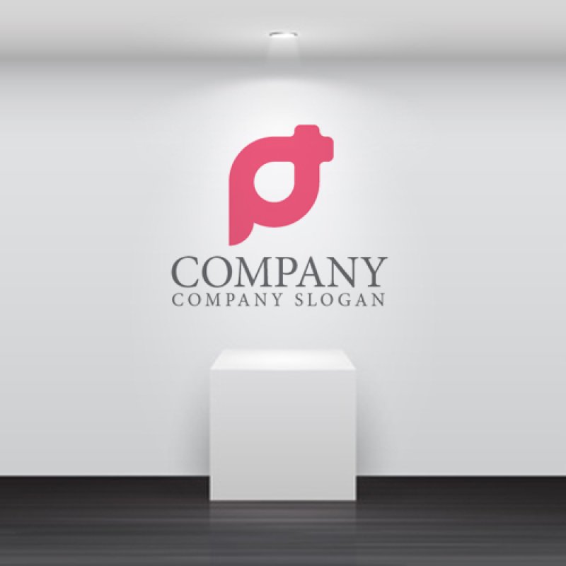 画像4: P・+・アルファベット・ロゴ・マークデザイン4072 (4)