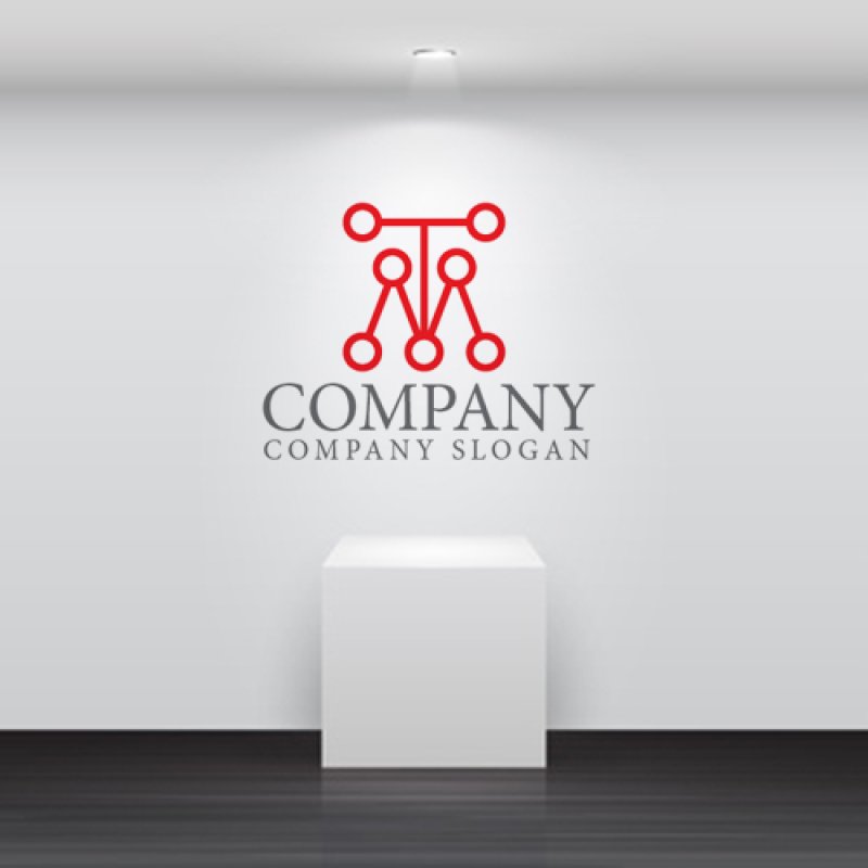 画像4: T・M・リンク・アルファベット・ロゴ・マークデザイン4077 (4)