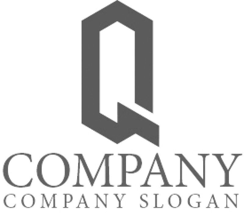 画像5: Q・ビル・アルファベット・ロゴ・マークデザイン4078 (5)