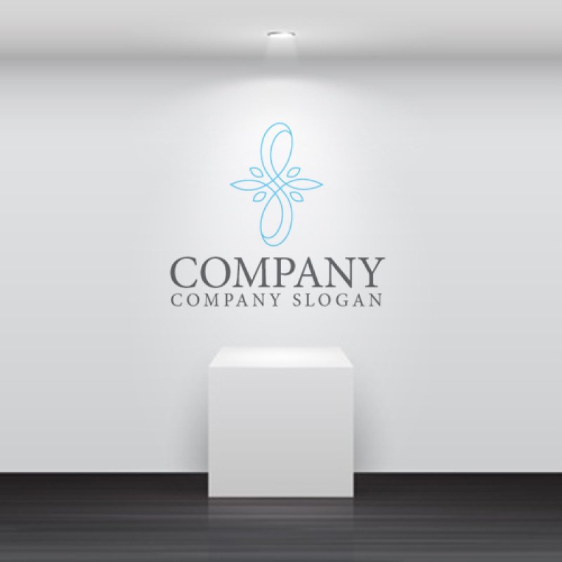 画像4: S・花・曲線・無限・アルファベット・ロゴ・マークデザイン4090 (4)