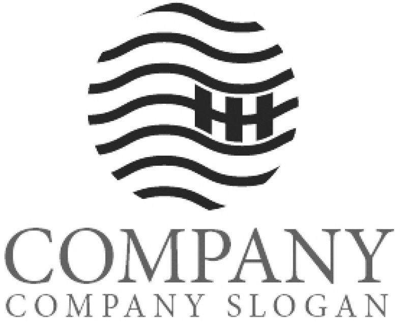 画像5: H・曲線・波・輪・アルファベット・ロゴ・マークデザイン4101 (5)