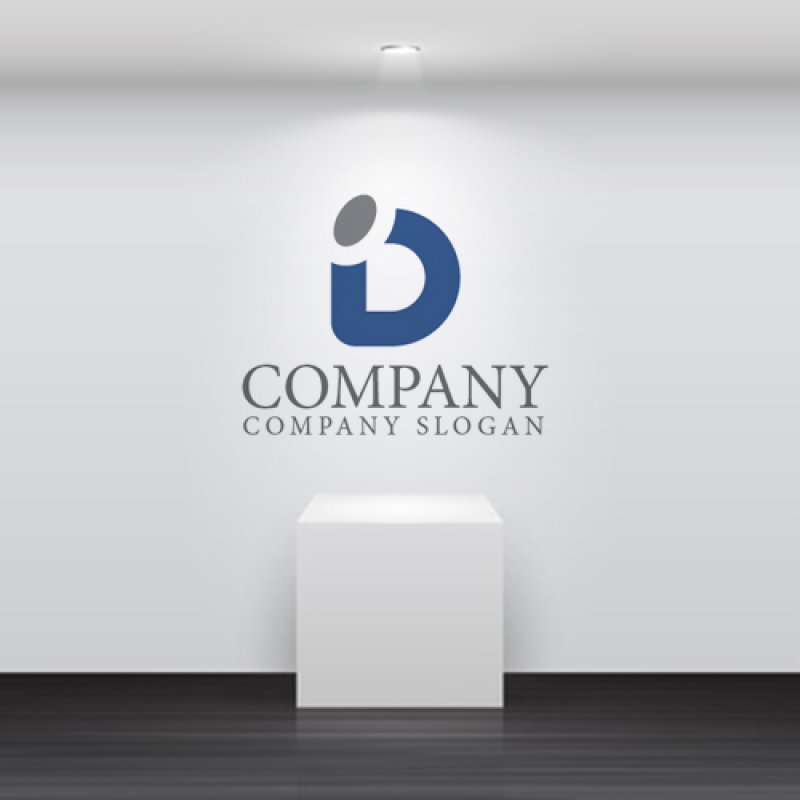 画像4: D・楕円・種・アルファベット・ロゴ・マークデザイン4109 (4)