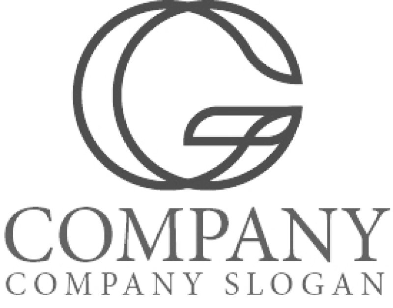 画像5: G・輪・シンプル・カッコいい・アルファベット・ロゴ・マークデザイン4111 (5)