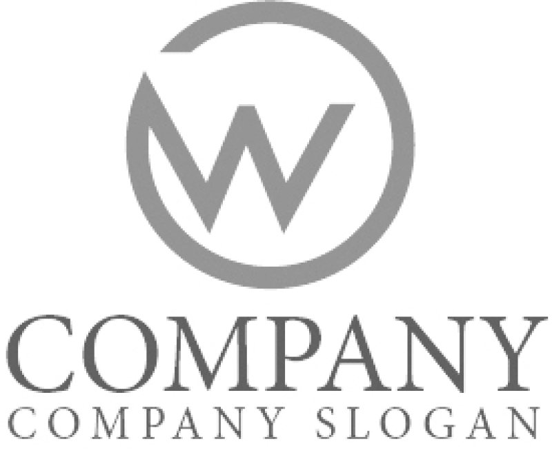 画像5: W・輪・シンプル・アルファベット・ロゴ・マークデザイン4128 (5)
