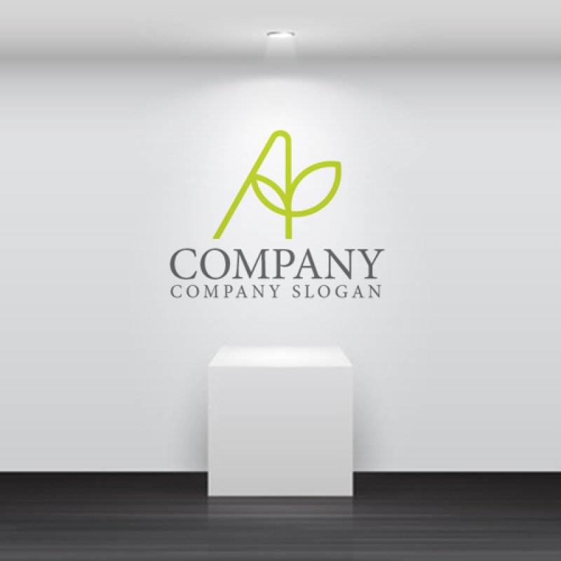 画像4: 葉・A・成長・アルファベット・ロゴ・マークデザイン4134 (4)