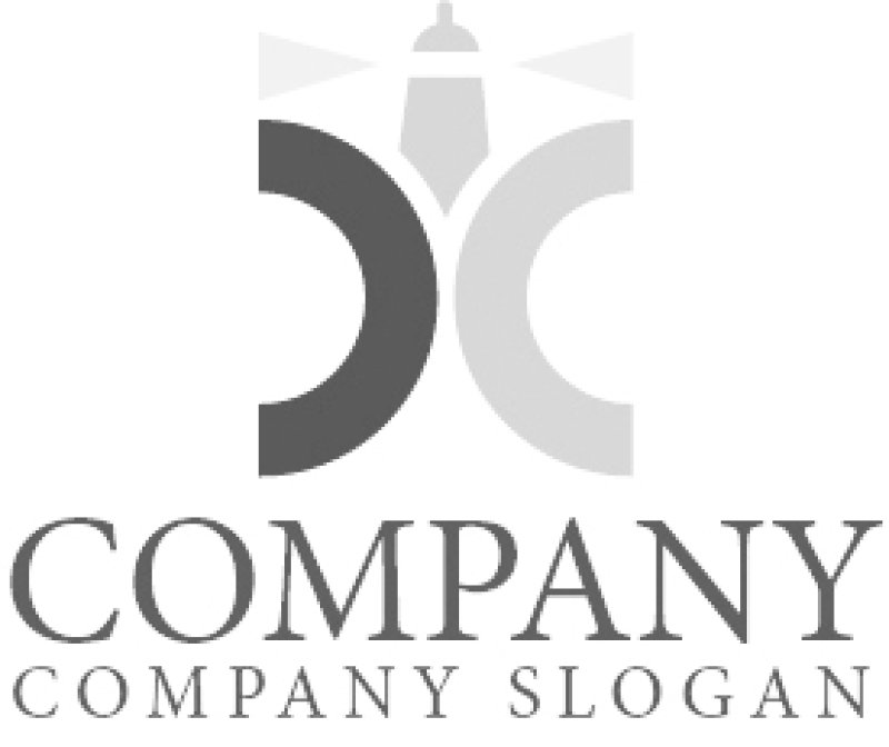 画像5: D・C・灯台・アルファベット・ロゴ・マークデザイン4140 (5)